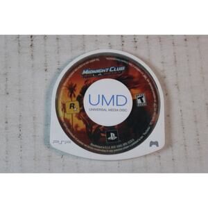 Midnight Club: L.A. Remix (Sony PSP, 2008) Authentic, game disc only, tested